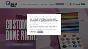 Custom Badges, Enamel Pins, Personalised Designs | #1 UK Makers - pin manufacturer