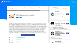 A123 Systems Information - RocketReach - 123 battery company