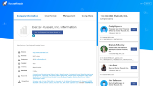 Company Information - RocketReach - dexter-russell manufacturer website