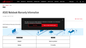 ASUS Notebook Warranty Information | Official Support | ROG USA - asus manufacturer warranty