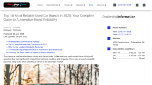Top 10 Most Reliable Used Car Brands in 2025 - Car Brand Reliability ... - auto manufacturer reliability rankings
