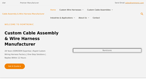 Custom Cable Assembly & Wire Harness Manufacturer - cable assemblies manufacturer