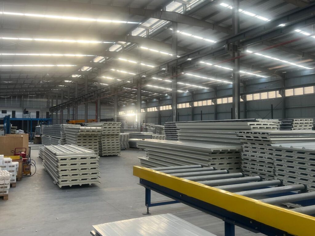 A relevant stock photo of roof sheet manufacturer in a typical setting.