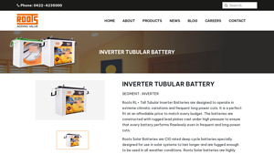 Inverter Tubular Battery - ROOTS AUTO - tubular battery company