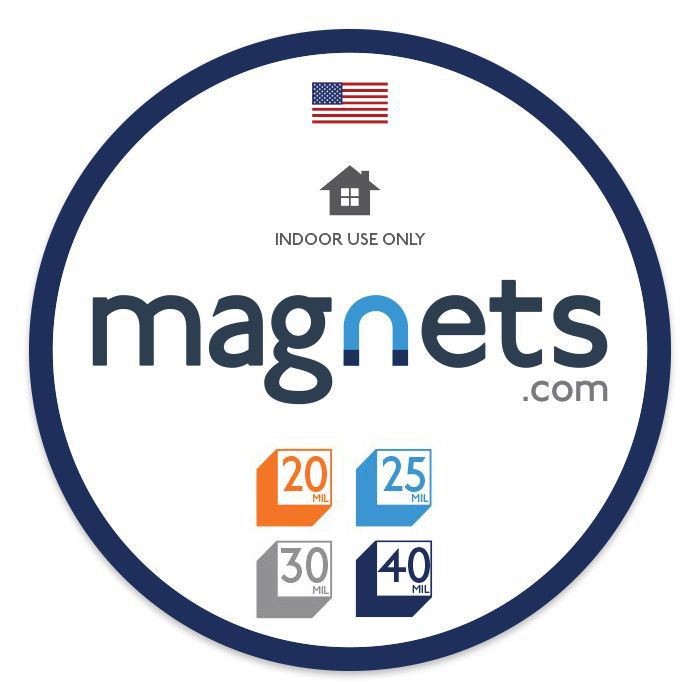 A relevant stock photo of round magnets custom in a typical setting.