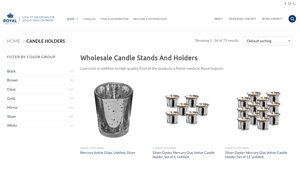 Wholesale Candle Stands And Holders - Royal Imports - glass candle holder bulk