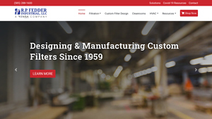 R.P. Fedder: Liquid & Air Filter Manufacturing | Custom Filter Design - air filter manufacturer