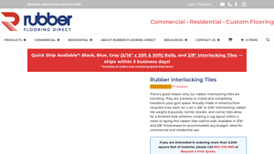 Rubber Interlocking Tiles - Rubber Flooring Direct - rubber tiles factory
