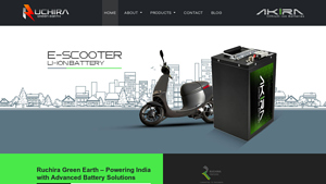 Ruchira Green Earth : Lithium-ion battery manufacturer in India - lithium ion battery manufacturer