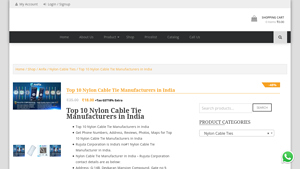 Top 10 Nylon Cable Tie Manufacturers in India's Best no#1 - cable tie manufacturer