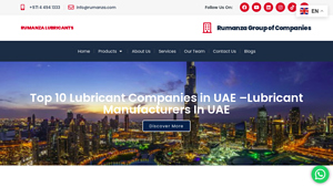 Lubricant Companies in UAE - Top 10 Lubricants Manufacturer - Rumanza - lubricants manufacturer uae