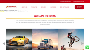 Lubricants Manufacturer in UAE, Engine Oil Manufacturer | Runol - lubricants manufacturer uae