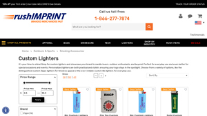 Custom Bic Lighters & Zippo Lighters in Bulk | rushIMPRINT - lighters bulk