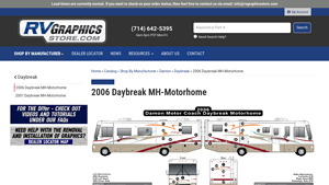 Shop By Manufacturer - Damon - Daybreak - 2006 Daybreak MH-Motorhome - damon motorhome manufacturer