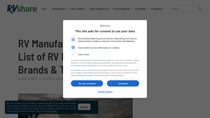 The List of RV Manufacturers, Brands & Types - RVshare - rv manufacturer