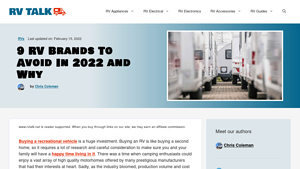 RV Brands To Avoid: We Conducted A Survey & Here Are The Reasons - RV Talk - rv ratings by manufacturer