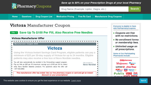 Victoza Coupon 2025 - Save up to $100 per fill, also receive free ... - victoza manufacturer