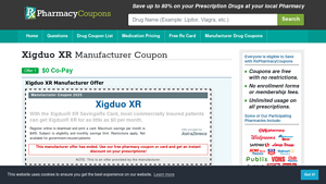 Xigduo XR Coupon 2025 - $0 Co-Pay - Manufacturer Offer - xigduo manufacturer website