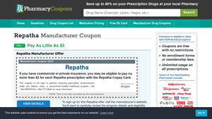 Repatha Coupon 2025 - Pay as little as $5 - Manufacturer Offer - repatha manufacturer