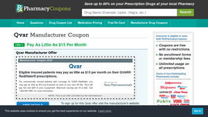 Qvar Coupon 2025 - Pay as little as $15 per month - Manufacturer Offer - teva manufacturer
