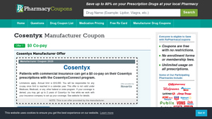 Cosentyx Coupon 2025 - $0 Co-pay - Manufacturer Offer - cosentyx manufacturer