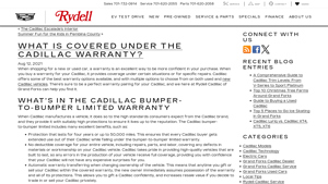 What Is Covered Under the Cadillac Warranty? - cadillac manufacturer warranty
