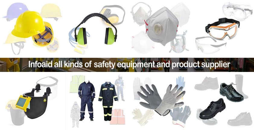 A relevant stock photo of safety products supplier in a typical setting.