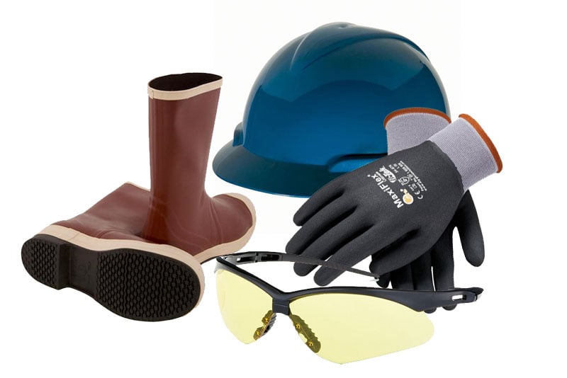 A relevant stock photo of safety products supplier in a typical setting.