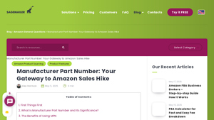 Manufacturer Part Number: Your Gateway to Amazon Sales Hike - manufacturer number