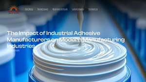 Impact of Industrial Adhesive Manufacturers - samadgroup.com - industrial adhesive manufacturer and automotive