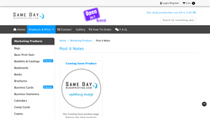 Post it Note Printing - samedayrushprinting.com - personalized sticky notes bulk