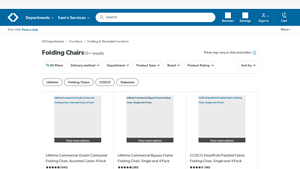 Metal, Plastic & Padded Folding Chairs - Sam's Club - foldable chairs bulk