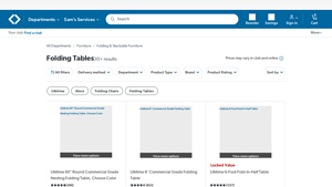 Folding Tables: Foldable & Plastic Tables - Sam's Club - 6ft folding table bulk