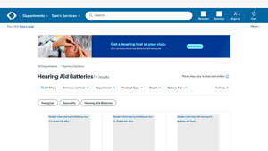 Hearing Aid Batteries - Sam's Club - hearing aid batteries bulk