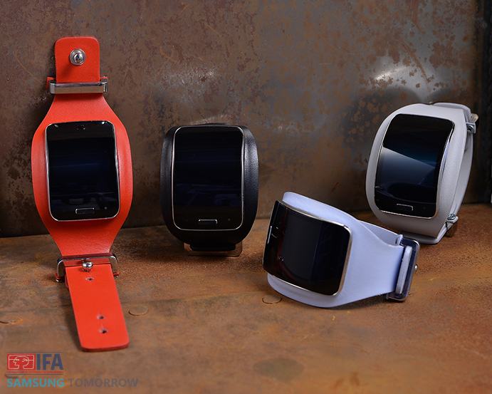 A relevant stock photo of samsung gear s custom in a typical setting.