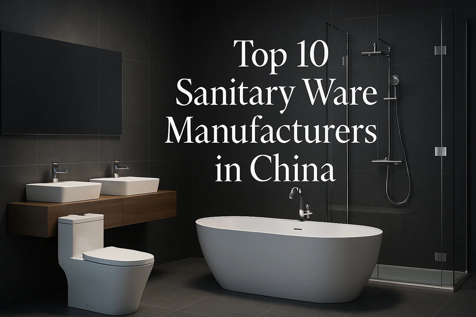 A relevant stock photo of sanitary ware china in a typical setting.