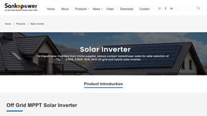 Off Grid MPPT Solar Inverter - SankoPower Solar System - off grid solar inverter factory