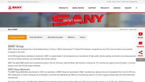 About Sany - SANY Excavator - sany excavator factory