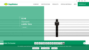 SapiSelco - Cable Ties - cable tie manufacturer