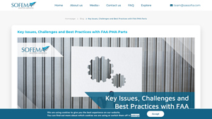 Key Issues, Challenges and Best Practices with FAA PMA Parts - faa parts manufacturer approval