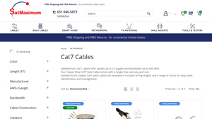 Cat7 Cables - SatMaximum.com - cat 7 ethernet cable bulk