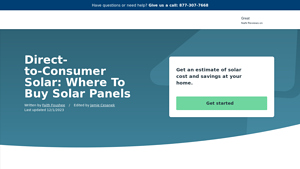 Direct-to-Consumer Solar: Where To Buy Solar Panels - SaveOnEnergy - buy solar panels direct from manufacturer