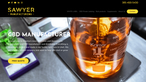 USA CBD Manufacturer | Private Labeling | SawyerLabs - cbd manufacturer