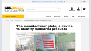 Builder plate: easily identify your industrial products - manufacturer plate