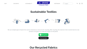 SC GRAND | Recycled Fabrics and Products Manufacturer - fabric product manufacturer