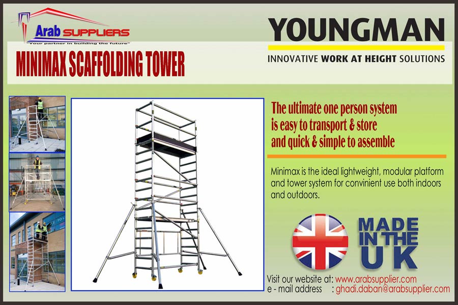 A relevant stock photo of scaffoldings supplier in a typical setting.