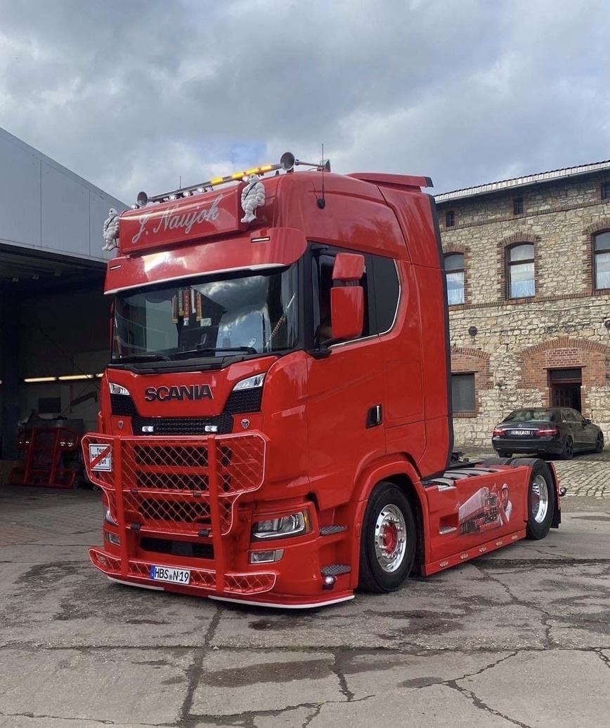 A relevant stock photo of scania s custom in a typical setting.