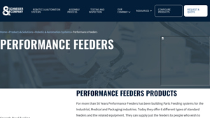 Performance Feeders | Schneider & Company - feeder manufacturer