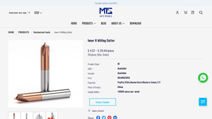 Inner R Milling Cutter - Carbide Cutting Tools/MTS - milling cutters factory