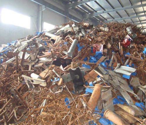 A relevant stock photo of scrap china in a typical setting.